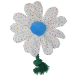 Jucărie de pluș pentru câini în formă de floare, cu frânghie, M – Garden Paws Flower Sky Flowers - imagine 2