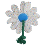 Jucărie de pluș pentru câini în formă de floare, cu frânghie, M – Garden Paws Flower Sky Flowers - imagine 3