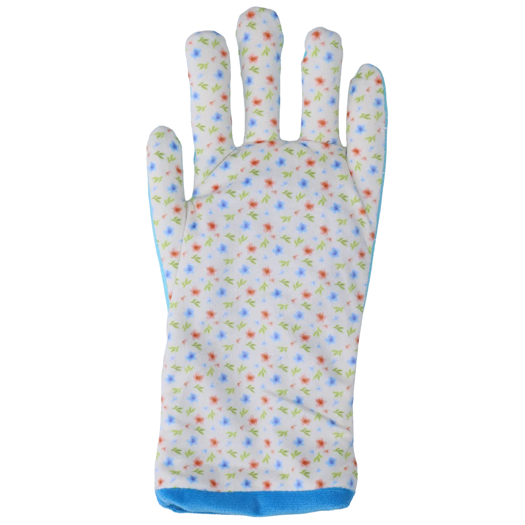 Jucărie de adulmecat cu material foșnitor și spațiu pentru recompense – Garden Paws Garden Glove Sky Flowers - imagine 5