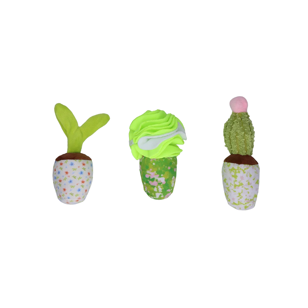 Cutie de adulmecat pentru câini, cu plante detașabile – Garden Paws Snuffle Box Sprout, Crop & Cactus - imagine 2