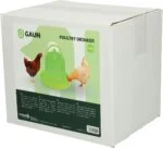 Adăpătoare turn pentru găini din plastic transparent, verde lime, 1,5 l – Gaun - imagine 3