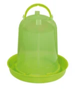 Turn adăpător pentru găini din plastic transparent, verde lime, 3 l – Gaun - imagine 2