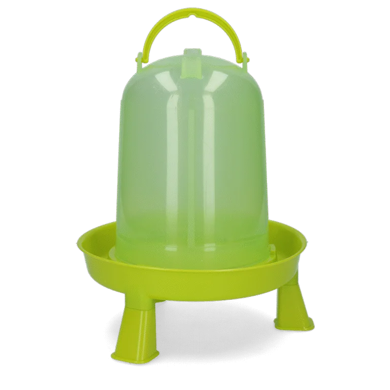 Adăpătoare tip turn pentru păsări de curte, cu picioare, verde lime 3 l – Gaun