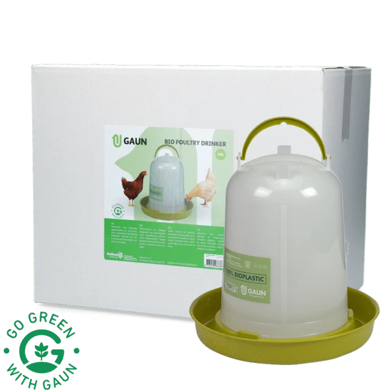Adăpător pentru găini din plastic reciclat, verde lime, 10 l – Gaun Bio