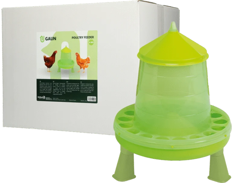 Turn pentru furaje pentru păsări, cu picioare, verde lime, 4 kg – Gaun