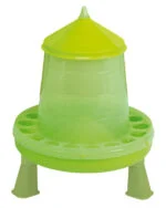 Turn pentru furaje pentru păsări, cu picioare, verde lime, 4 kg – Gaun - imagine 2