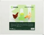 Hrănitor tip turn pentru păsări de curte, din bioplastic transparent, verde lime, 2 kg – Gaun Bio Green Lemon - imagine 5