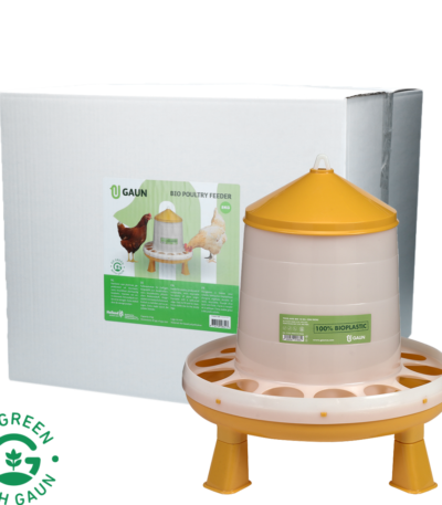 Turn pentru hrană pentru păsări de curte, pe picioare, verde lime, 8 kg – Gaun Bio Green Lemon