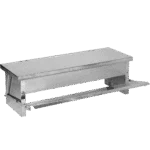 Hrănitoare cu pedală și capac pentru găini, 56 x 36 x 18,5 cm – Gaun - imagine 2