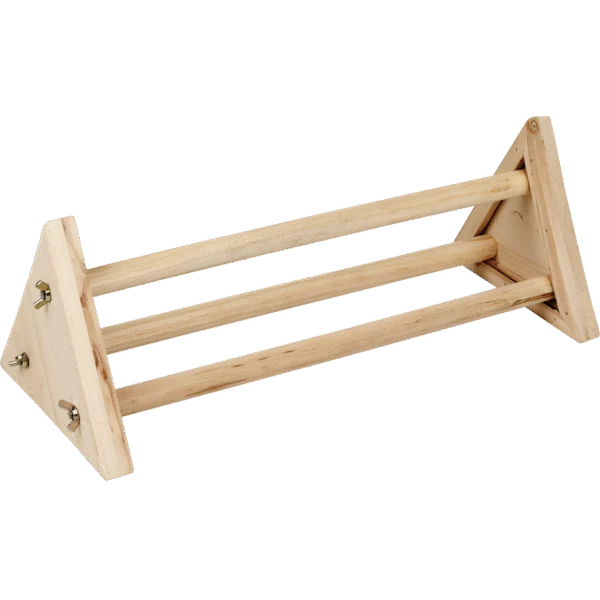 Biban pentru pui, cu trei bare din lemn, 43 x 15,7 x 15 cm – Gaun