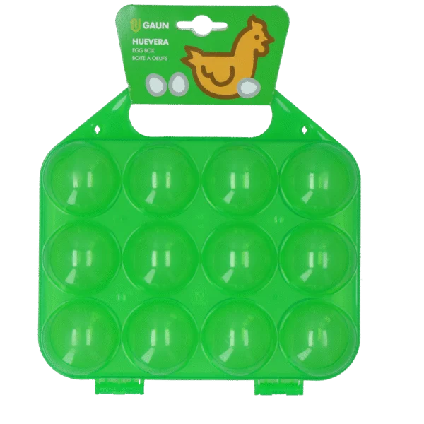 Tavă pentru 12 ouă, verde lime, 18 x 13 cm – Gaun