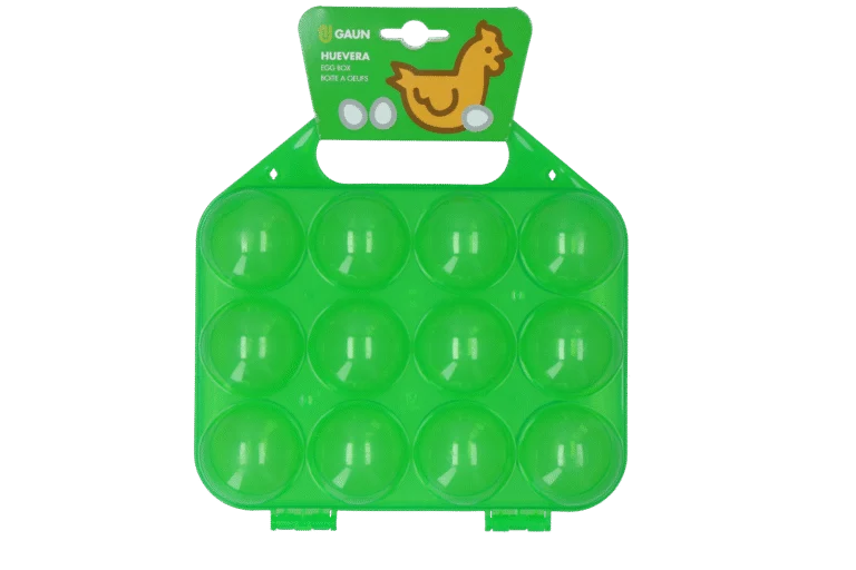 Tavă pentru 12 ouă, verde lime, 18 x 13 cm – Gaun