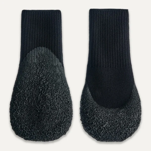 Încălțări pentru câini cu talpă din cauciuc, impermeabile, mărimea XXS, negre, 4 bucăți – Goo-eez Lites