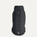 Haină pentru câini cu căptușeală plușată și exterior hidrofug, mărimea S, neagră – Goo-eez Mock Neck Signature Wrap Jacket - imagine 3
