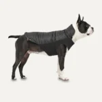 Haină pentru câini cu căptușeală plușată și exterior hidrofug, mărimea XXL, neagră – Goo-eez Mock Neck Signature Wrap Jacket - imagine 2
