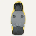 Pelerină de ploaie pentru câini cu glugă și margine reflectorizantă, mărimea S, galben și gri – Goo-eez Reflective Hooded Raincoat - imagine 4