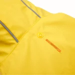 Haină de ploaie pentru câini cu glugă și margine reflectorizantă, mărimea M, galben și gri – Goo-eez Reflective Hooded Raincoat - imagine 5