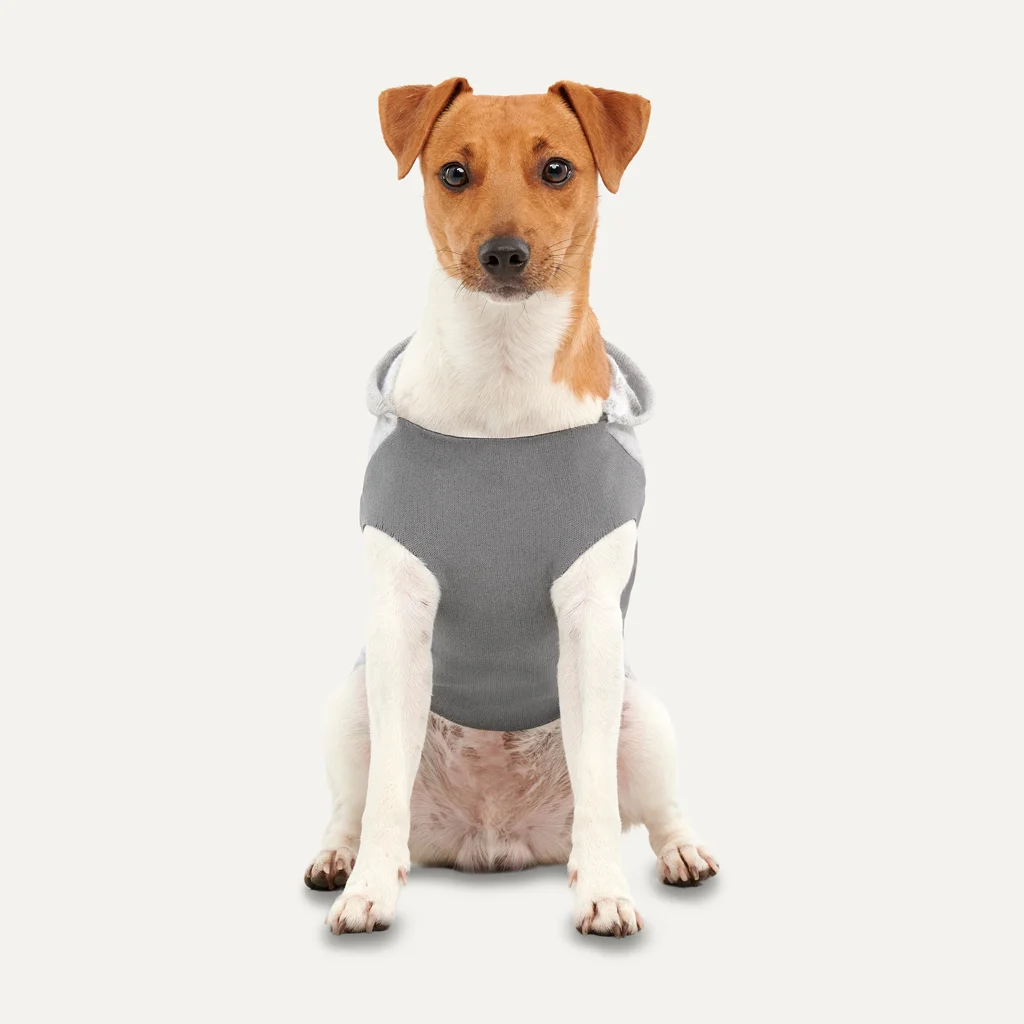Hanorac din fleece pentru câini, cu căptușeală pufoasă, mărimea XL, gri – Goo-eez Kangaroo Fleece Hoodie - imagine 3