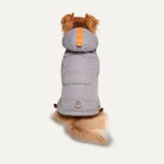 Combinezon de zăpadă pentru câini cu glugă, impermeabil, S, lungime spate 40 cm, gri – Goo-eez Hooded Full Body Snowsuit - imagine 2