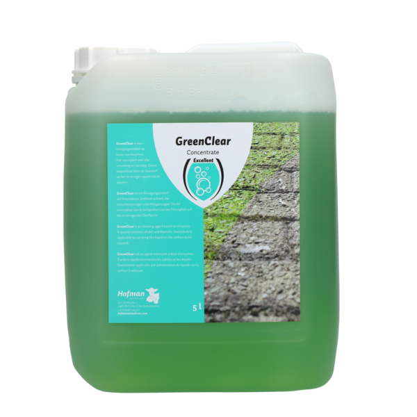 Soluție de curățare pentru exterior cu enzime, concentrat 5 l – Excellent Green Clear
