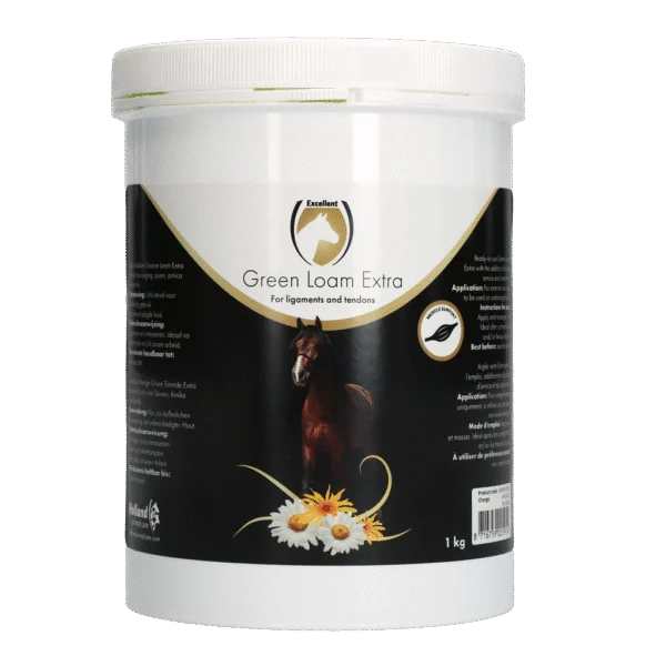 Argilă verde cu plante aromatice, 1 kg – Excellent Horse Green Loam Extra