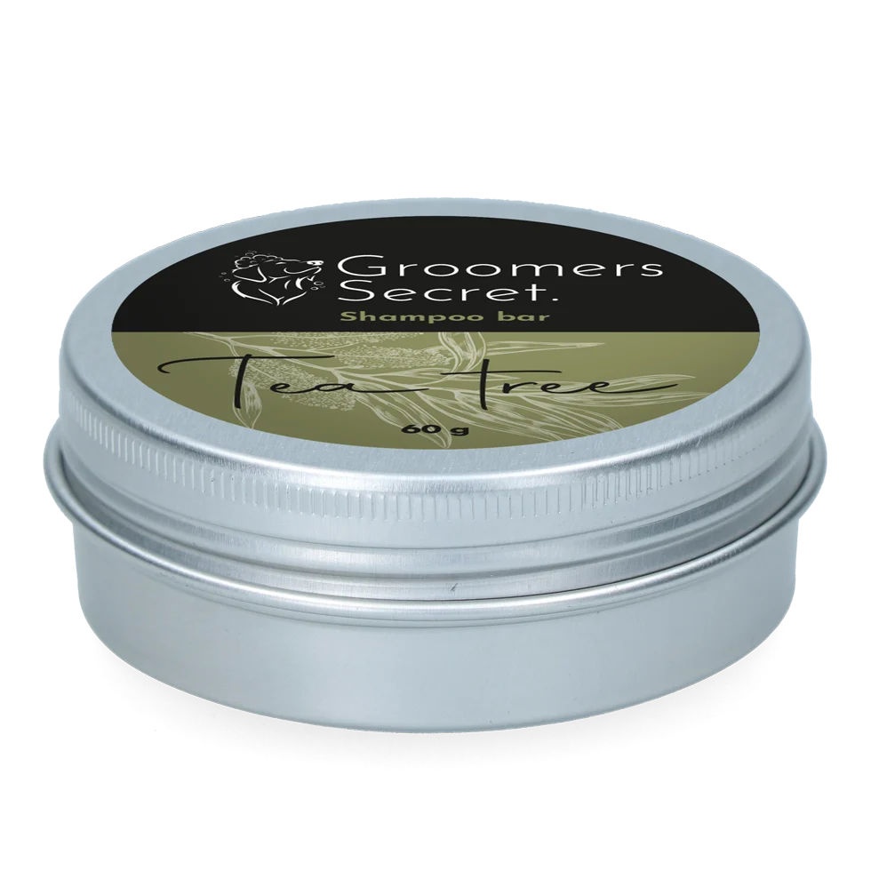Șampon solid cu balsam și aromă de Tea Tree, 60 g – Groomers Secret Shampoo Bar Tea Tree - imagine 2