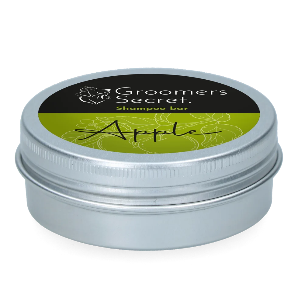 Șampon solid cu balsam și parfum de măr, 60 g – Groomers Secret Shampoo Bar Appel - imagine 2