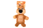 Jucărie de pluș pentru câini, castor, cu zonă cu chițăitoare și chițăitor – Growl Belly Boomerz Benny castorul