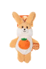 Jucărie de pluș pentru câini cu 2 chițăitoare și jucărie ascunsă – Growl Snackerz Bentley the Rabbit