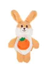 Jucărie de pluș pentru câini cu 2 chițăitoare și jucărie ascunsă – Growl Snackerz Bentley the Rabbit - imagine 2