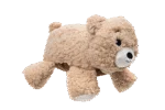 Jucărie de pluș sherpa pentru câini, cu chițăitoare mare – Growl Fuzzaroos Benny ursul - imagine 3