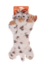 Jucărie de pluș pentru câini, cu 5 chițăitori și hârtie foșnitoare – Growl Cuddlerz Nibblers Capra