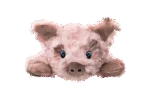Jucărie de pluș pentru câini, cu 5 chițăitoare și hârtie foșnitoare – Growl Cuddlerz Snorters porcușorul - imagine 2