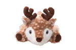 Jucărie de pluș pentru câini cu cusături rezistente – Growl Snugglez Daisy cerboaica - imagine 2