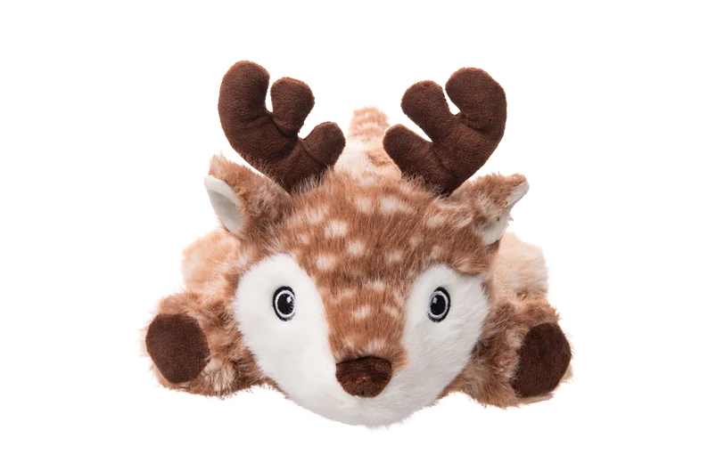 Jucărie de pluș pentru câini cu cusături rezistente – Growl Snugglez Daisy cerboaica - imagine 2