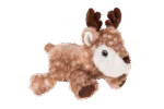 Jucărie de pluș pentru câini cu cusături rezistente – Growl Snugglez Daisy cerboaica - imagine 3