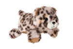 Jucărie de pluș pentru câini cu cusături rezistente – Growl Snugglez Larry, leopardul - imagine 3