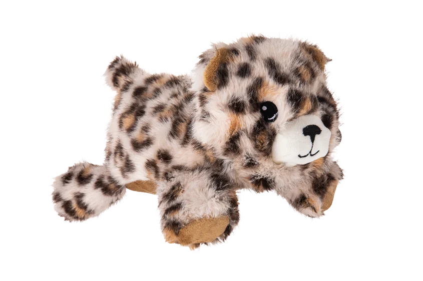 Jucărie de pluș pentru câini cu cusături rezistente – Growl Snugglez Larry, leopardul - imagine 3