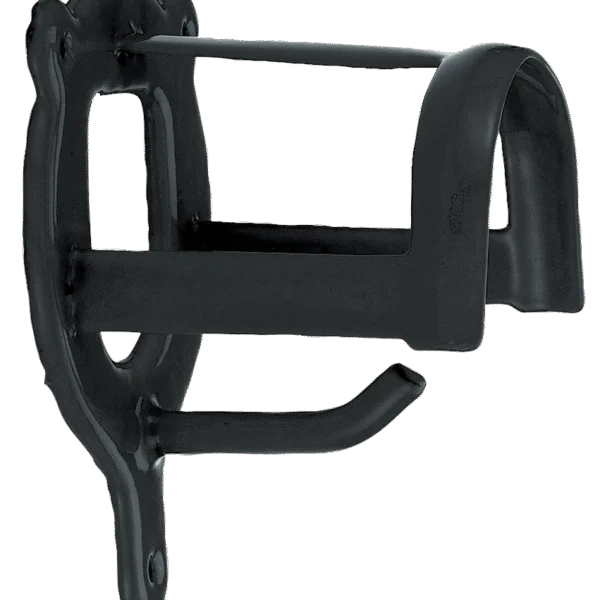 Suport pentru căpăstru din metal, model rotund, negru