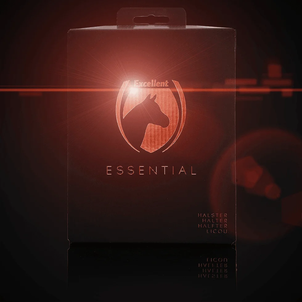 Căpăstru din nailon cu bandă nazală reglabilă, albastru XS – Excellent Essential - imagine 3