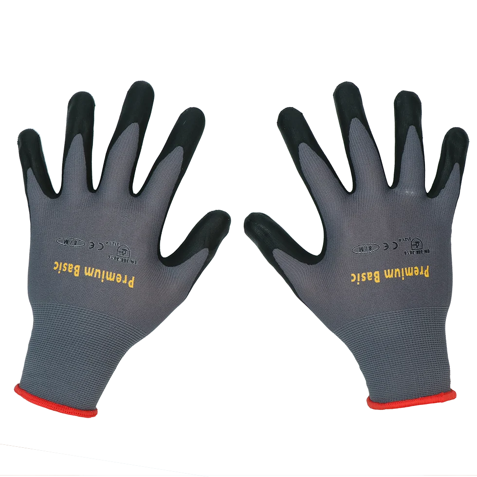 Mănuși de lucru cu strat de spumă de nitril, mărimea M (8) – Keron Premium Basic - imagine 1
