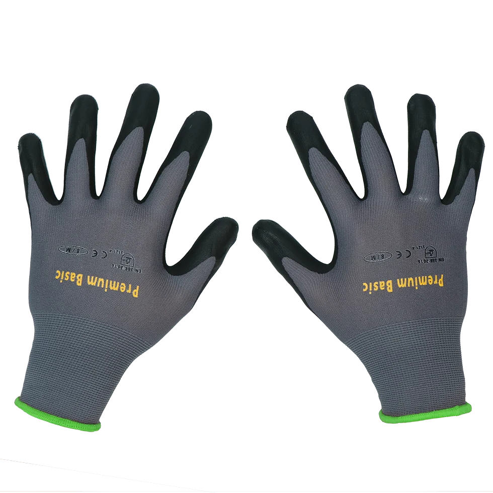 Mănuși de lucru cu strat de spumă nitrilică, mărimea XL (10) – Keron Premium Basic - imagine 1