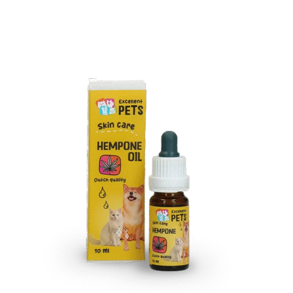 Ulei pentru îngrijirea pielii câinilor, cu ulei din semințe de cânepă, 10 ml – Excellent Pets HempOne Oil