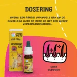 Ulei pentru îngrijirea pielii câinilor, cu ulei din semințe de cânepă, 10 ml – Excellent Pets HempOne Oil - imagine 5