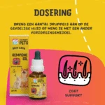 Ulei pentru îngrijirea pielii câinilor, cu ulei din semințe de cânepă, 20 ml – Excellent Pets HempOne Oil - imagine 5