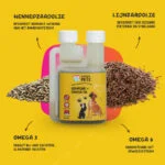 Amestec de uleiuri pentru câini și pisici, cu ulei din semințe de cânepă, 100 ml – Excellent Pets HempOne + Omega Oil - imagine 5