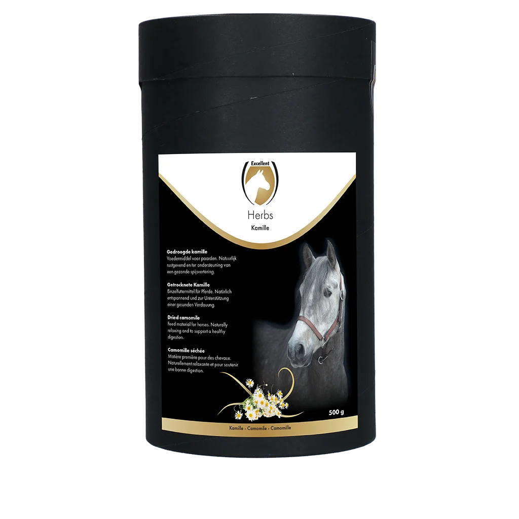 Mușețel pentru cai, pentru relaxare, 500 g – Excellent Horse Herbs Kamille - imagine 1