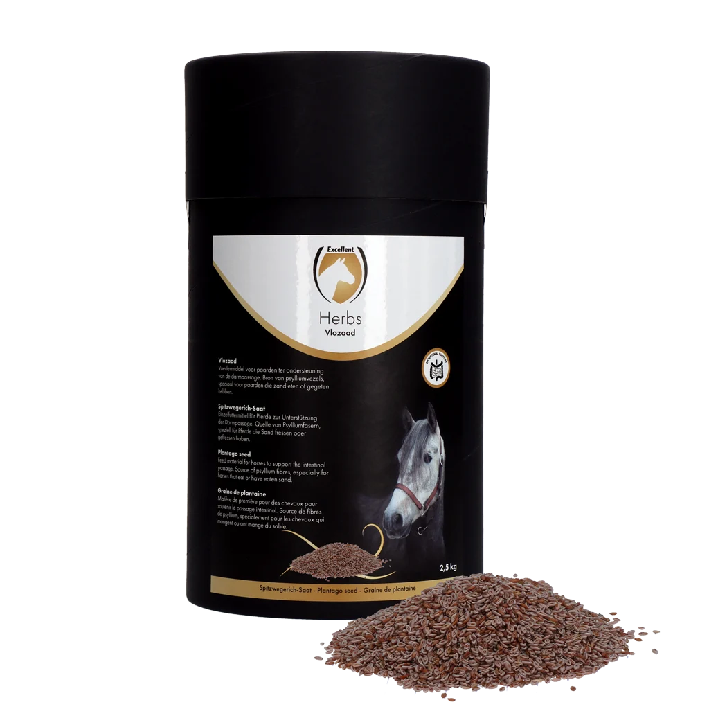 HERB026A2.png Semințe de psyllium pentru cai, 2,5 kg – Excellent Horse Herbs Vlozaad - imagine 1