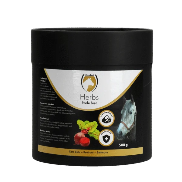 Sfeclă roșie pentru cai, cu minerale și vitamine, 500 g – Excellent Horse Herbs Sfeclă roșie