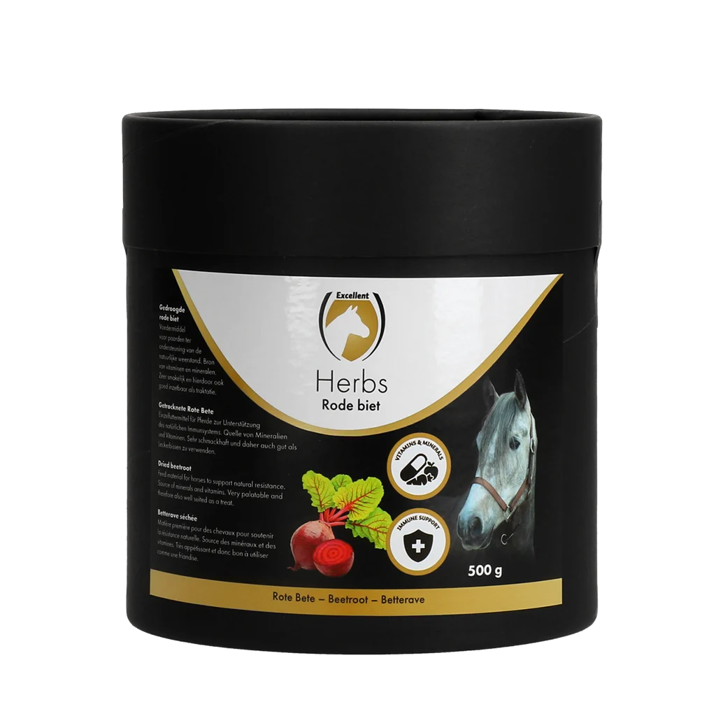 Sfeclă roșie pentru cai, cu minerale și vitamine, 500 g – Excellent Horse Herbs Sfeclă roșie - imagine 1